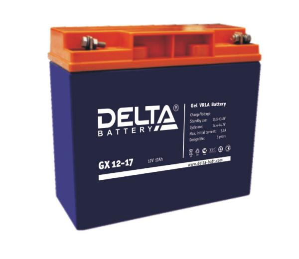 Аккумулятор гелевый Delta GX 12-17