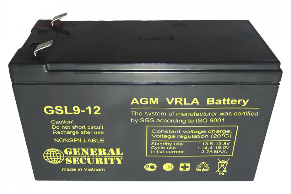 Аккумулятор для ИБП - General Security GSL 9-12